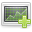 screen, Add, Display, plus, Computer, monitor, Activity Silver icon