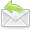 mail, Letter, envelop, Response, Email, reply, Message Silver icon
