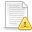 Error, wrong, Text, document, warning, exclamation, Page, Alert, File WhiteSmoke icon
