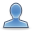 Blue, user, Human, Account, people, profile Black icon
