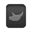 Gimp, Xcf Black icon
