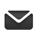envelop, Letter, Message, Email, mail Black icon