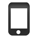 Iphone, smartphone, Cell phone, mobile phone Black icon