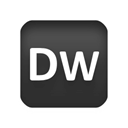 dreamweaver Black icon