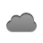 climate, weather, Cloud Gray icon