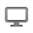 monitor, Computer, Display, screen Gray icon