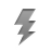 power, Flash Gray icon
