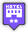 bookmark, hotel, star, Building, Architecture, Favourite DarkSlateGray icon