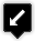 Downleft DarkSlateGray icon