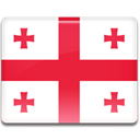 Country, Georgia, flag Crimson icon