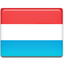 Luxembourg, flag, Country Tomato icon