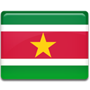 Country, flag, Suriname Crimson icon