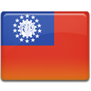 Burma, flag, Country Chocolate icon