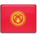 Country, flag, Kyrgyzstan Crimson icon