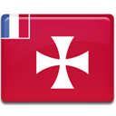 futuna, flag, And, wallis, Country Crimson icon