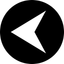 button, Circular, Circle, Arrows, Dashboard Interface, signal, symbols, Left Arrows, symbol, left arrow Black icon