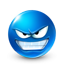 Emotion, smiley, Emoticon, Face DodgerBlue icon