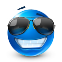 Emotion, smiley, Emoticon, Face DodgerBlue icon