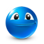 Emoticon, Emotion, Face, smiley DodgerBlue icon