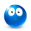 Emoticon, Face, smiley, Emotion DodgerBlue icon