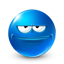 Face, smiley, Emoticon, Emotion DodgerBlue icon