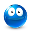 Emoticon, smiley, Face, Emotion DodgerBlue icon