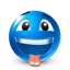 Face, Emotion, Emoticon, smiley DodgerBlue icon