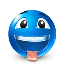 Emoticon, smiley, Emotion, Face DodgerBlue icon