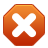 Exit, wrong, exclamation, logout, Del, Alert, delete, remove, quit, warning, Error, sign out Firebrick icon