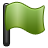 flag, green DarkOliveGreen icon