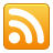 subscribe, feed, Rss Goldenrod icon