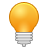 light, tip, Energy, bulb, hint, Idea Goldenrod icon