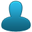 Account, people, user, male, profile, person, member, Human, Man Teal icon