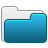 open close, Folder Teal icon