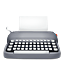 typewriter Black icon