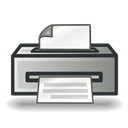 Print, printer Black icon