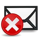 Email, Not, Message, envelop, Available, Letter, mail WhiteSmoke icon