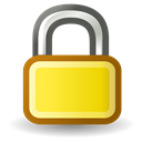 Lock, locked, security Black icon