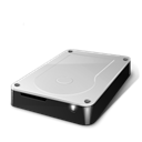 hard disk Black icon