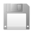 Disk, save, disc DarkGray icon