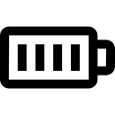 Batteries, power, charged, Energy, interface, Battery, tool, Full, battery status, Crisp Icons Black icon