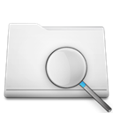 search, seek, Folder, Find, White WhiteSmoke icon