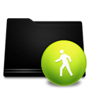 Folder, Black, public Black icon