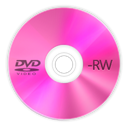 Dvd, disc, Rw HotPink icon