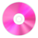 save, disc, Disk HotPink icon