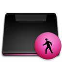 Folder, public Black icon