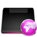 Folder, web Black icon