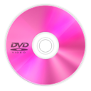 Dvd, disc HotPink icon