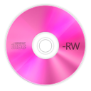 Cd, disc, Rw, save, Disk HotPink icon