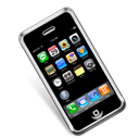 smartphone, Cell phone, Iphone, mobile phone Black icon